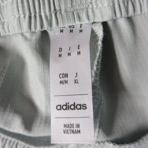 ADIDAS Silver Grey Woven Pants Mens Sz M Gray Training Athletic Workout Gym NWT - Picture 10 of 12